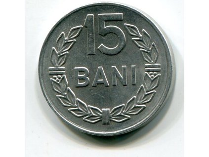 RUMUNSKO. 15 bani 1975. Al.