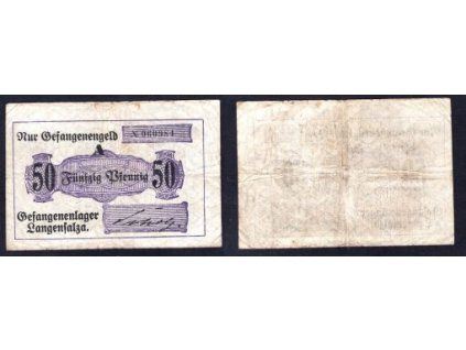 LANGENSALZA. Zajatecký tábor. 50 Pfennig b.d. B.