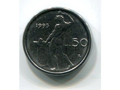 ITÁLIE. 50 lire 1995.