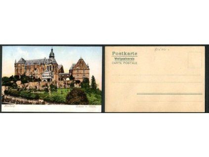 MARBURG. Schloss n. Süden.