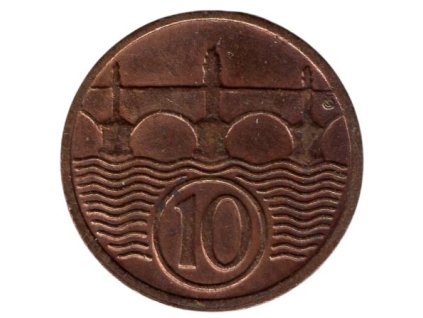 ČESKOSLOVENSKO. 10 haléřů 1934.