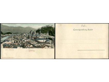 SALZBURG. Blick v. Mönchsberg.