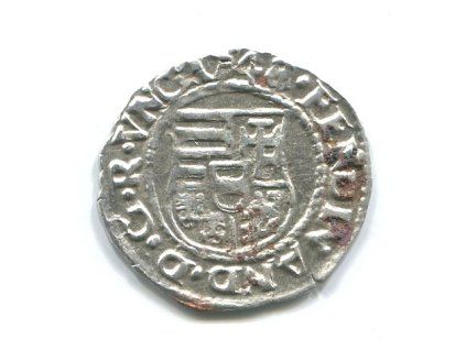 UHRY. Ferdinand I. Denár 1548/KB.