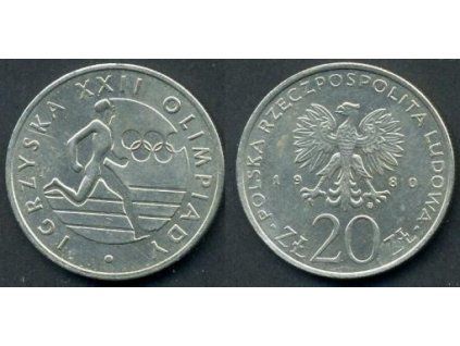 POLSKO. 20 złotych 1980. Igrzyska XXII. Olympiady.