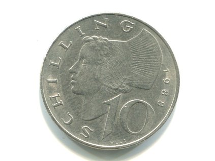 RAKOUSKO. 10 Schilling 1988.