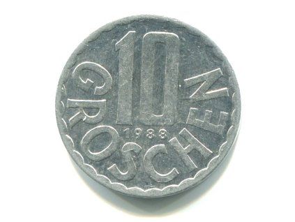 RAKOUSKO. 10 Groschen 1988.