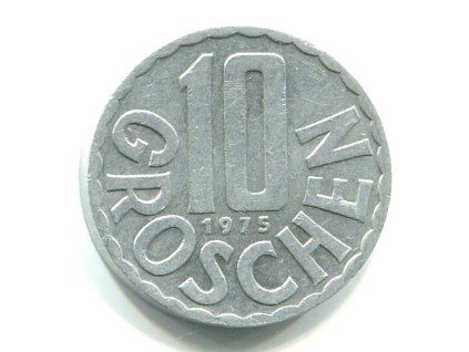 RAKOUSKO. 10 Groschen 1975.