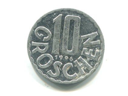 RAKOUSKO. 10 Groschen 1996.