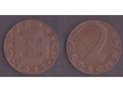 RAKOUSKO. 2 Groschen 1927.