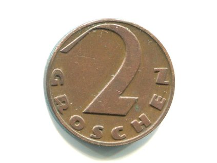 RAKOUSKO. 2 Groschen 1936.