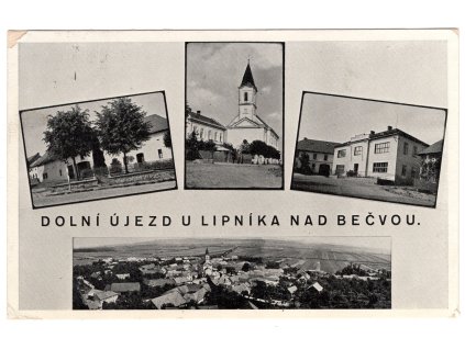 DOLNÍ ÚJEZD u Lipníka nad Bečvou. 1939.