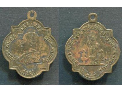 Lev XIII. Medailon. 1902.