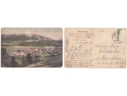 Innsbruck. Saggen mit dem Patscherkofel. 1908