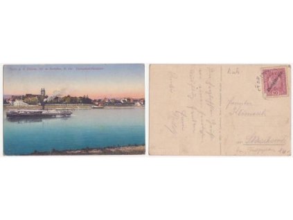 Tulln an der Donau. Dampfschiffstation.