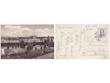 Brno. Slovanské náměstí. 1954