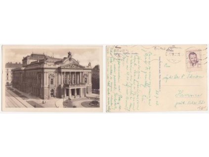 Brno. Národní Divadlo. 1949