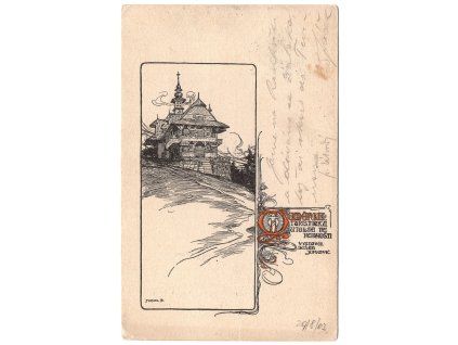 VORLOVÁ, Z.: Maměnka, turistická útulna na Radhošti. Vystavěl Dušan Jurkovič. 1908.