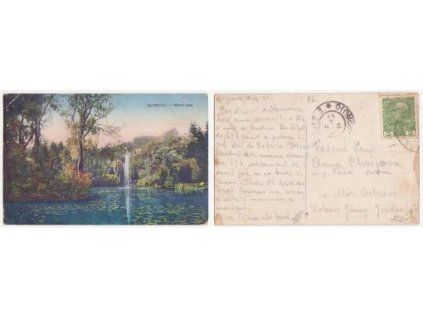 Olomouc. Městské sady. 1915