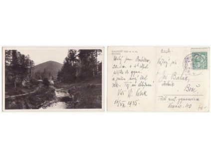 Radhošť. Ráztoka. 1935