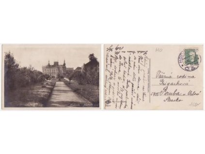 Hodonín. Městský sad. 1931