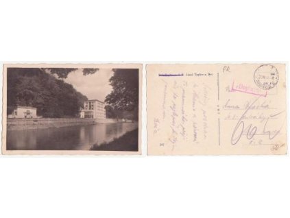 Teplice n. Bečvou. Lázně. 1945