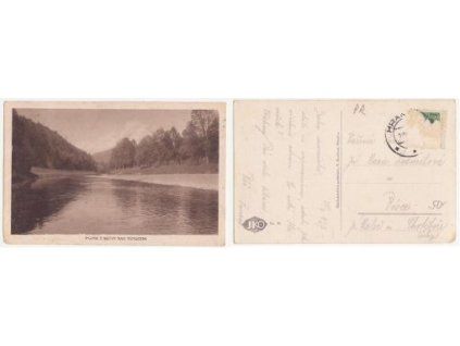 Teplice n. Bečvou. Řeka. 1927