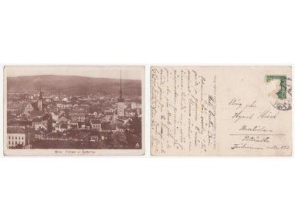 Brno. Pohled se Špilberku.