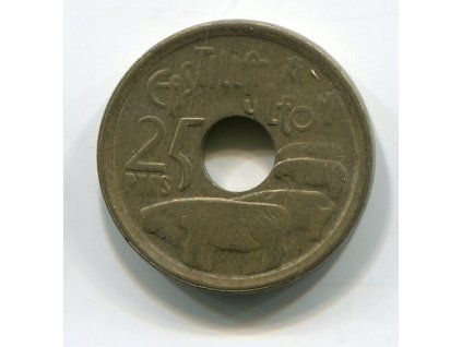 ŠPANĚLSKO. 25 pesetas 1993.