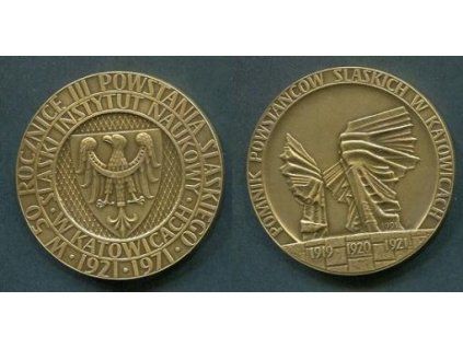 POLSKO. W 50 rocznice III powstanie slaskiego. 1921 - 1971.