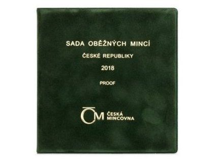 ČESKO. Sada oběžných mincí 2018. Semiš. PROOF.