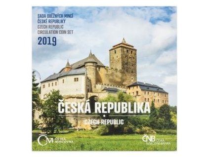 ČESKO. Sada oběžných mincí 2019. Česká republika. b.k.