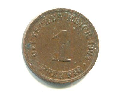 NĚMECKO. 1 Pfennig 1904/A.
