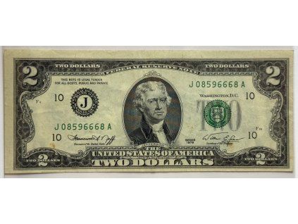 USA. 2 dollars 1976 J.