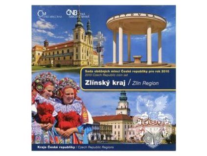 ČESKO. Sada oběžných mincí 2010. Zlínský kraj. b.k.