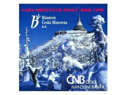 ČESKO. Sada oběžných mincí 1998. Ještěd. b.k.