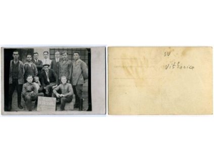 VÍTKOVICE.  Zaměstnanci fy E. Brydňák, elektrozávod ve Vítkovicích. 1924.