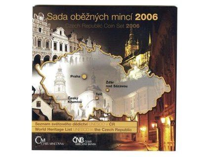 ČESKO. Sada oběžných mincí 2006. UNESCO - I. b.k.