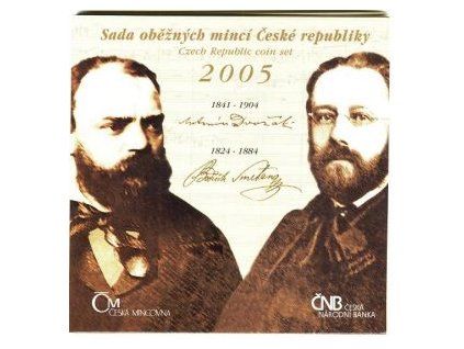 ČESKO. Sada oběžných mincí 2005. Hudba. vč. CD