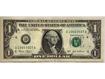 USA. 1 dollar 2003 D.