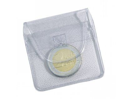 Kapsa na minci do Ø 46 mm, průhledná - 100 kusů v balení
