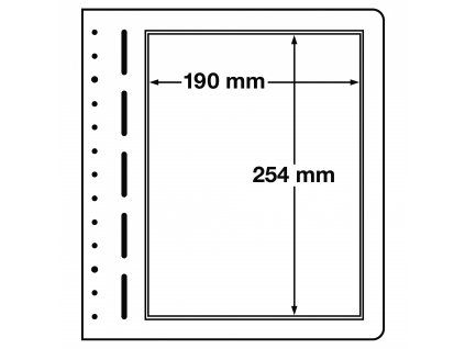 Listy LEUCHTTURM LB, jednořádkové, 205x293 mm - 10 kusů v balení