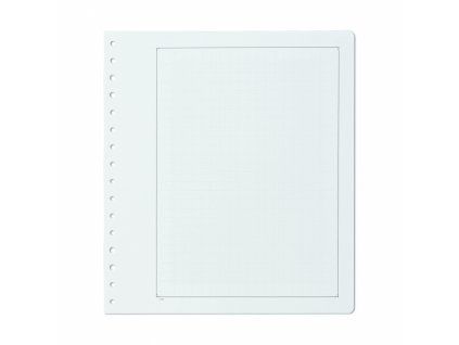 Listy KABE do alba, s černými okraji a mřížkováním uvnitř okraje - 10 kusů v balení
