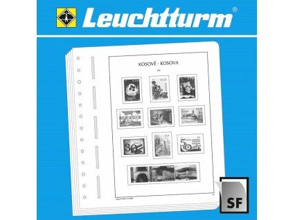 Předtištěné listy LEUCHTTURM SF - Kosovo 2008-2019