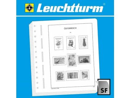 Předtištěné listy LEUCHTTURM SF - Rakousko 2010-2014