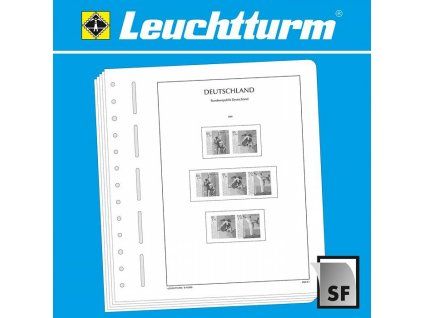 Předtištěné listy LEUCHTTURM SF - Spolková republika Německo 2011-2019, kombinace