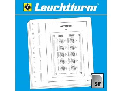 Předtištěné listy LEUCHTTURM SF - Rakousko 2015-2019, malá velikost