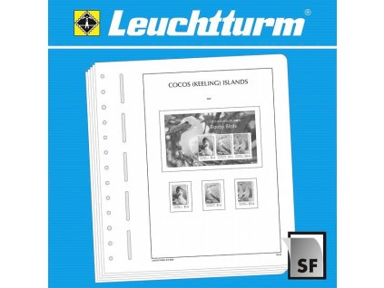 Předtištěné listy LEUCHTTURM SF - Kokosové ostrovy 2019