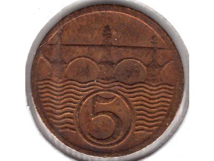 ČESKOSLOVENSKO. 5 haléřů 1925.
