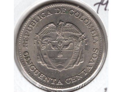 KOLUMBIE. 50 centavos 1959.