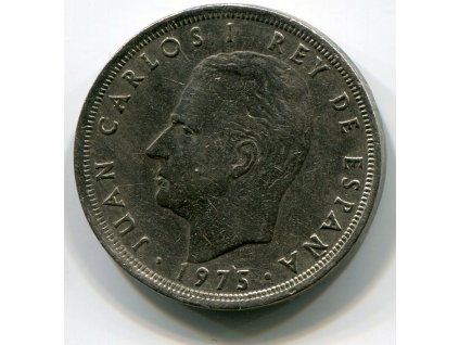 ŠPANĚLSKO. 25 pesetas 1975/76.
